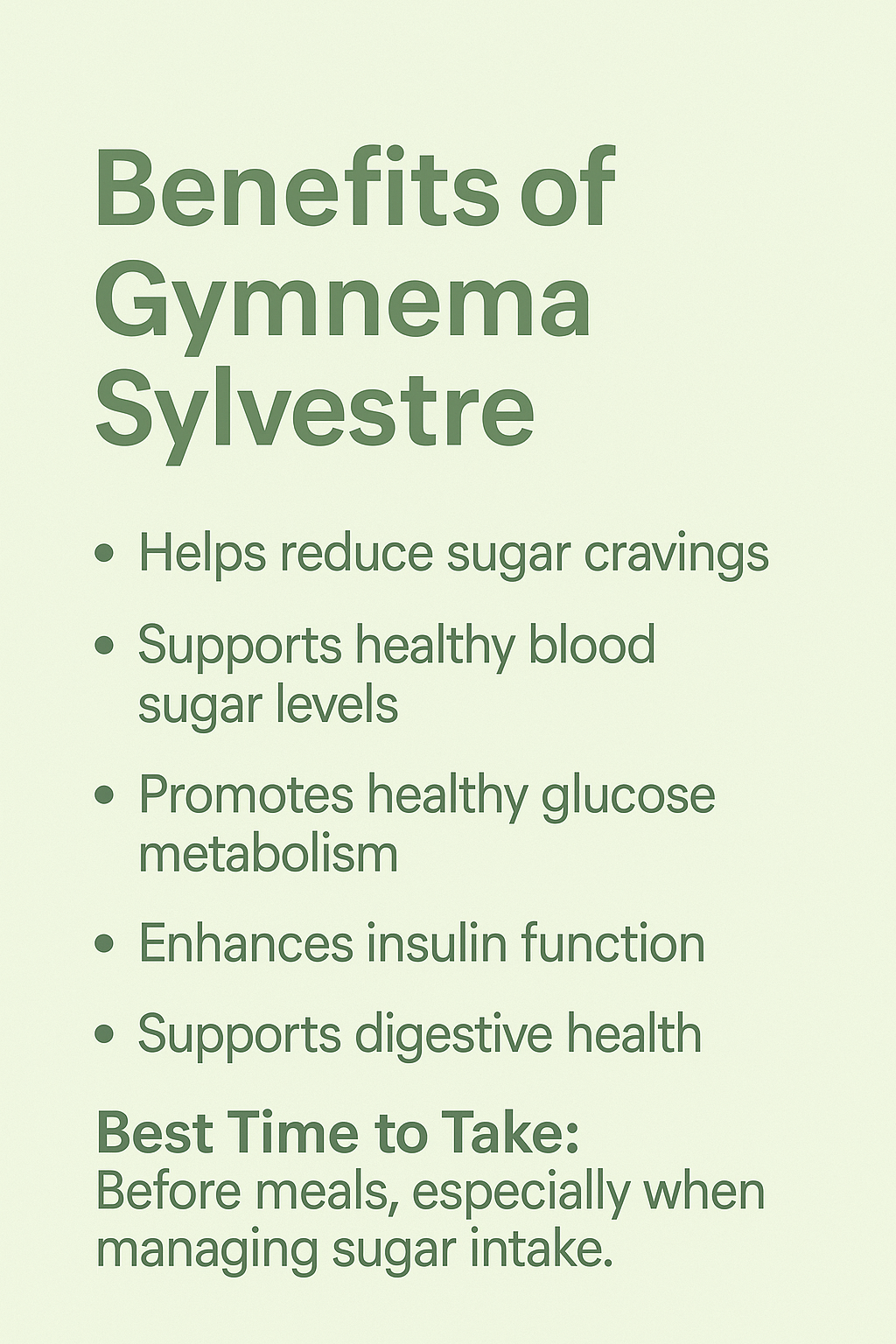 Gymnema Sylvestre Powder (The Sugar Destroyer)