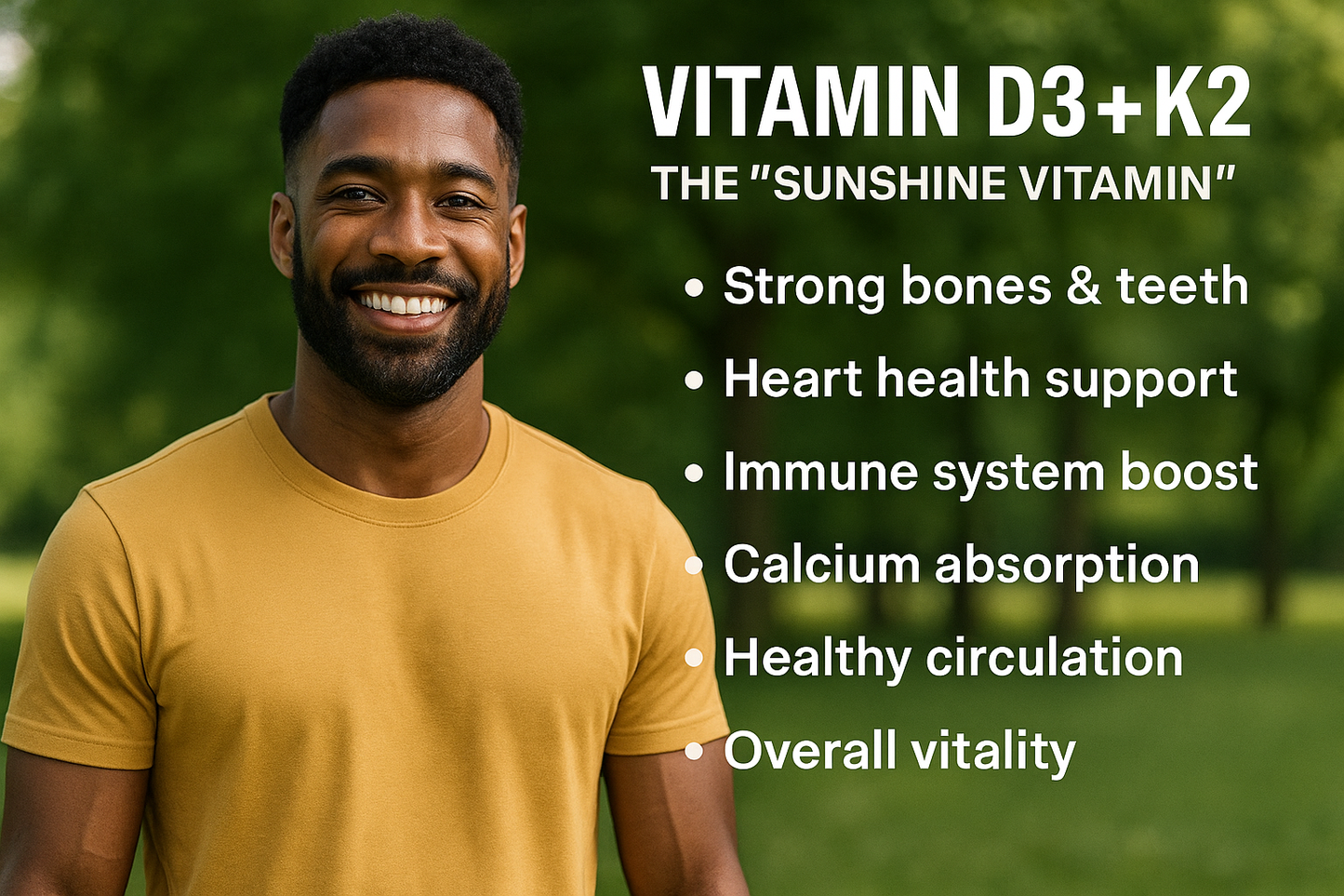 VITAMIN D3-K2 10,000 IU Complex (2 month supply)
