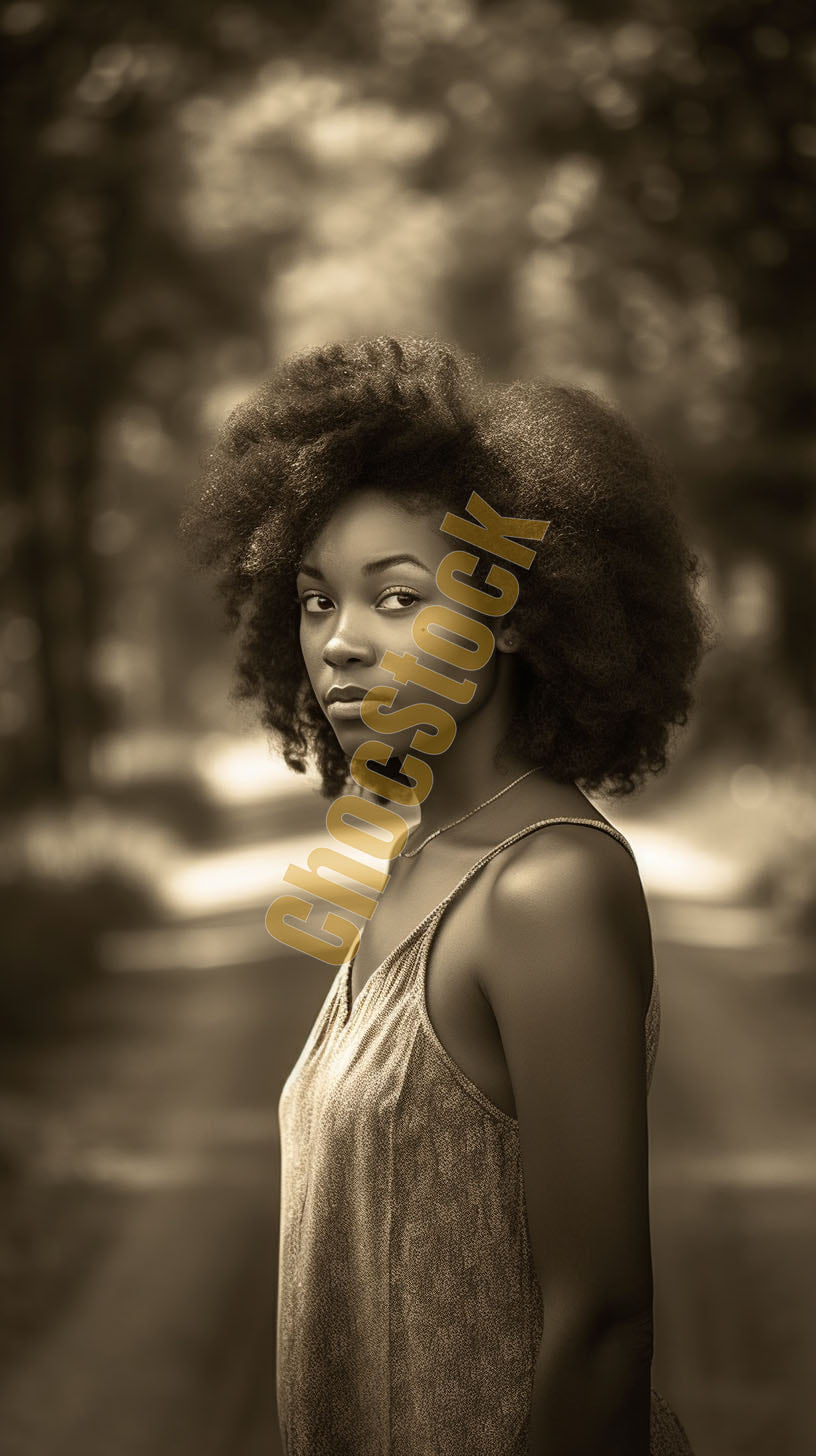 Young Woman In The Forest