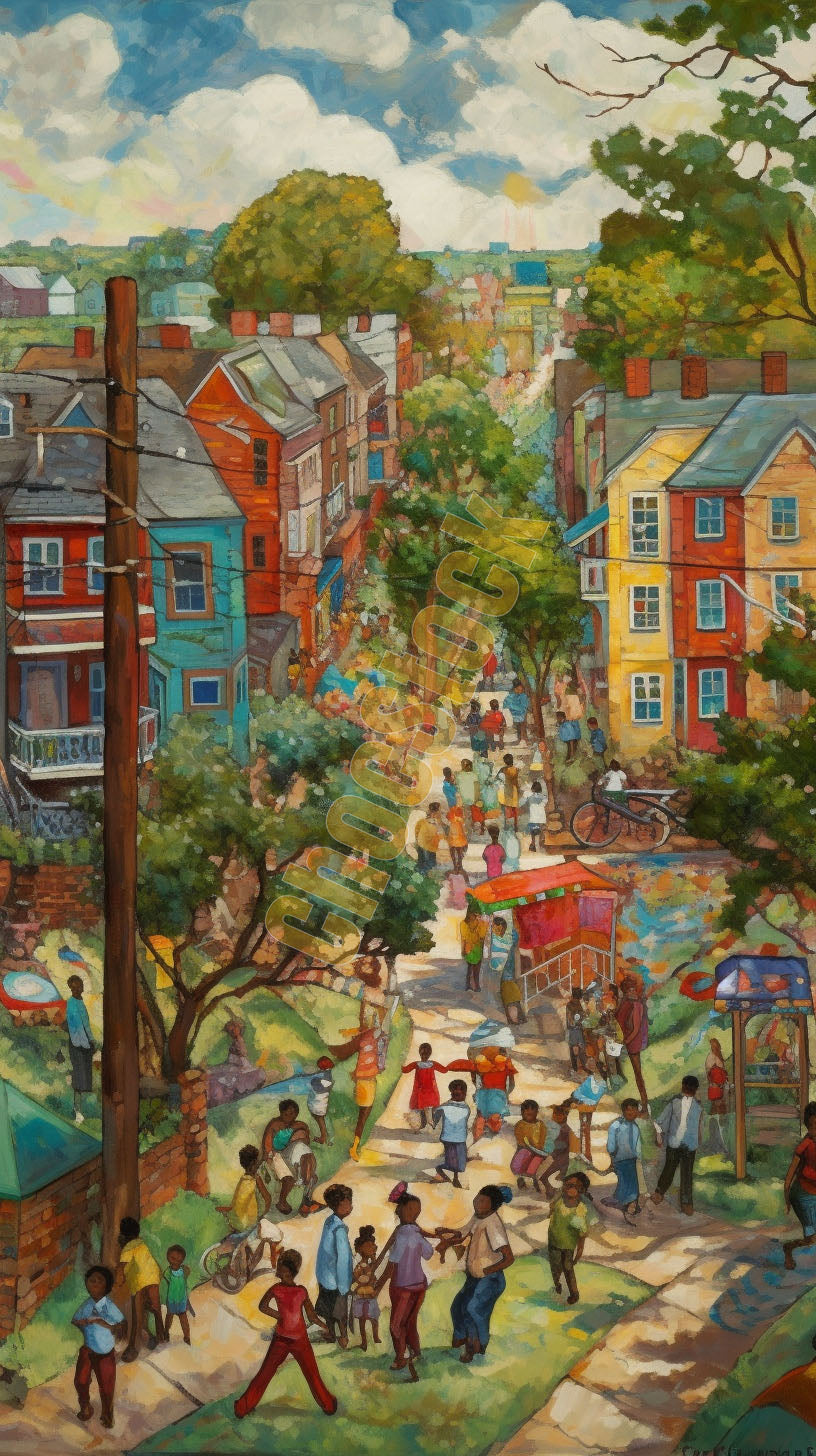 Children Playing In Philly