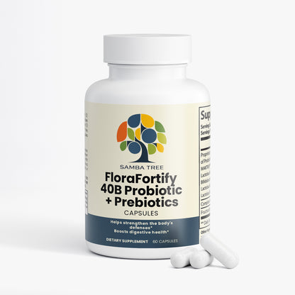 FloraFortify 40B Probiotic + Prebiotics