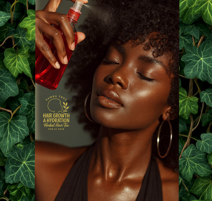 HAIR GROWTH & HYDRATION HERBAL HAIR TEA for 4c hair