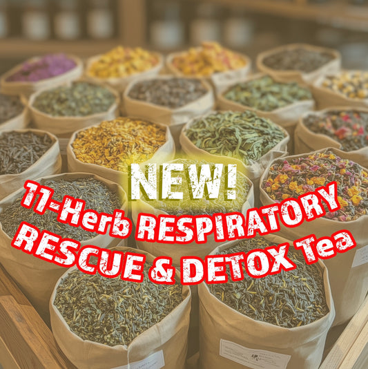 **HELP FAMILIES OF ROCKDALE COUNTY** 50% OFF - 11-Herb RESPIRATORY RESCUE & DETOX Tea