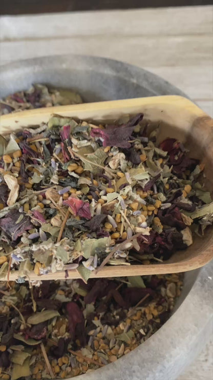 HAIR GROWTH & HYDRATION HERBAL HAIR TEA for 4c hair