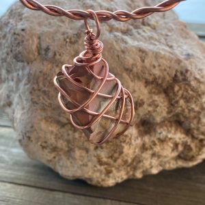 Madagascar: POLYCHROME JASPER PENDANT (On Leather Neckstrap)
