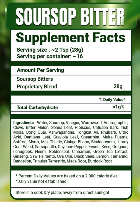 SOURSOP LIVING BITTERS (16oz) - Image 4