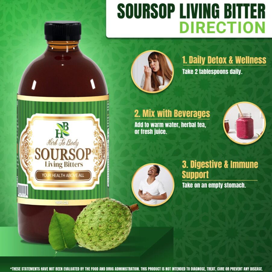 SOURSOP LIVING BITTERS (16oz) - Image 5