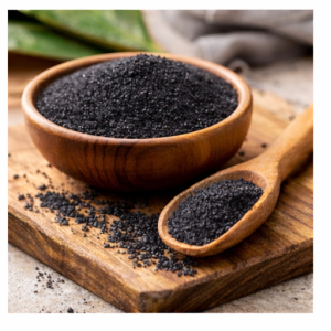 HAWAIIAN BLACK LAVA SALT (Medium Grain)