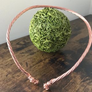 PURE COPPER SWIRLED COPPER NECK CUFF