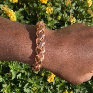 MENS MAX COPPER HEAVY TWIST CUFF!