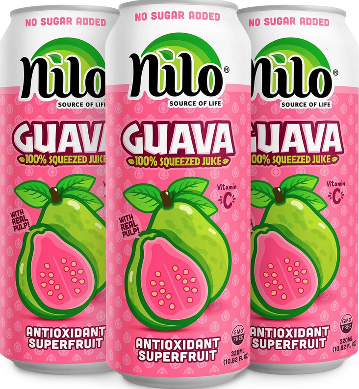 (2 PACK) - 100% GUAVA JUICE WITH PULP (NON-GMO)