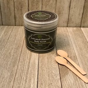 NATURAL BODY SCRUB (Activated Charcoal) Large 12oz Size