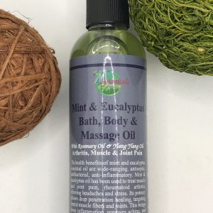 MINT & EUCALYPTUS BATH, BODY & MASSAGE OIL
