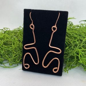 PURE COPPER 'PLAYFUL'  COPPER EARRINGS