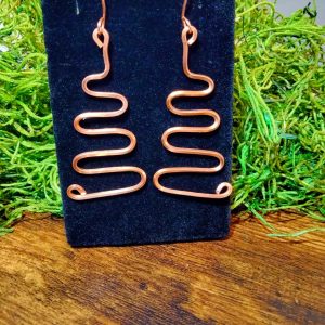 'OCEAN WAVES' COPPER EARRINGS