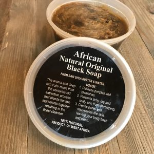 AFRICAN BLACK SOAP PUDDY FROM WEST AFRICA