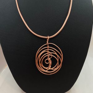 'COPPER COILS' PENDANT