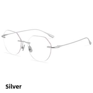 Rimless Photochromic Glasses Blue Light Glasses