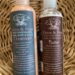 DETOX & PURGE Hair, Body & Scalp Cleanser + Butter Set