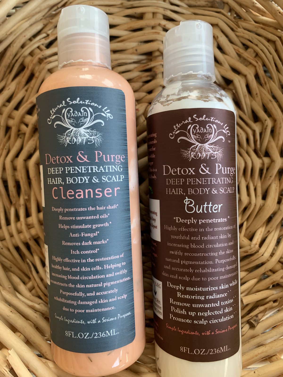 DETOX & PURGE Hair, Body & Scalp Cleanser + Butter Set