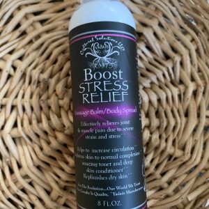 BOOST STRESS RELIEF MASSAGE BALM & BODY SPREAD (Smells Soft & Refreshing!)