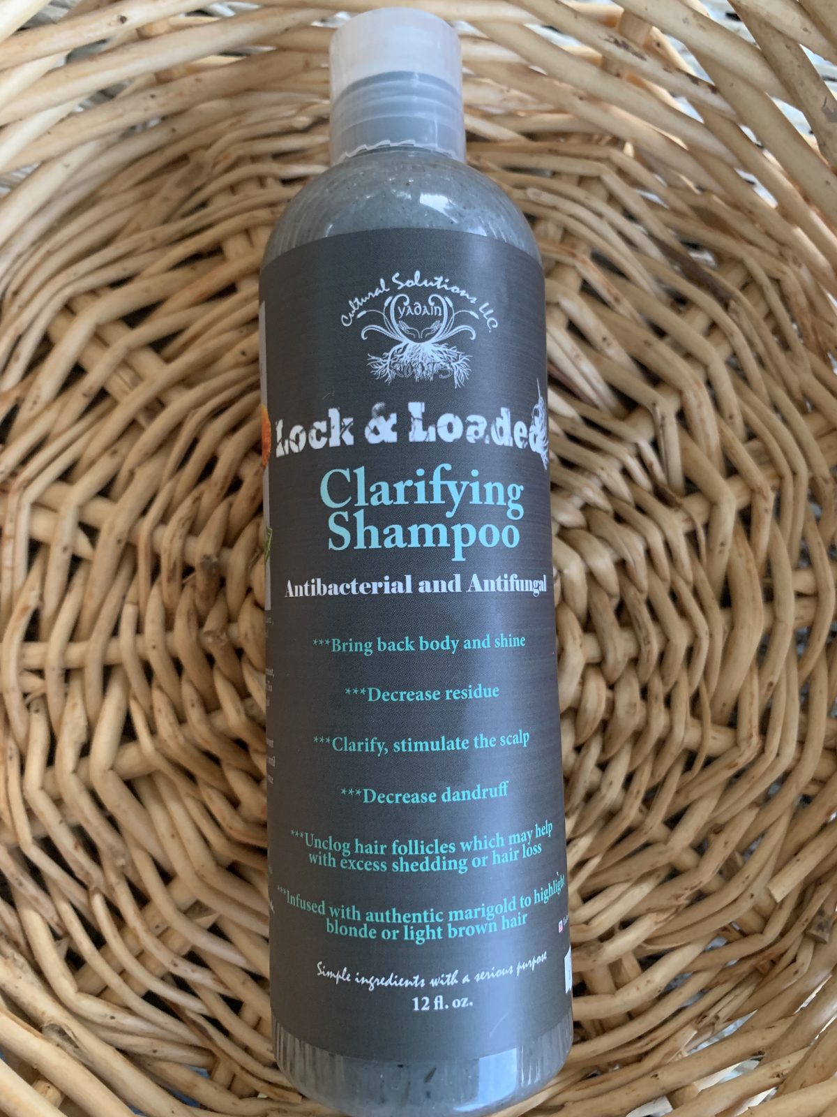 LOCK & LOADED CLARIFYING SHAMPOO - Large 12oz size