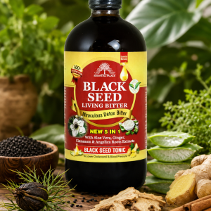 BLACK SEED DETOX LIVING BITTERS - 16oz
