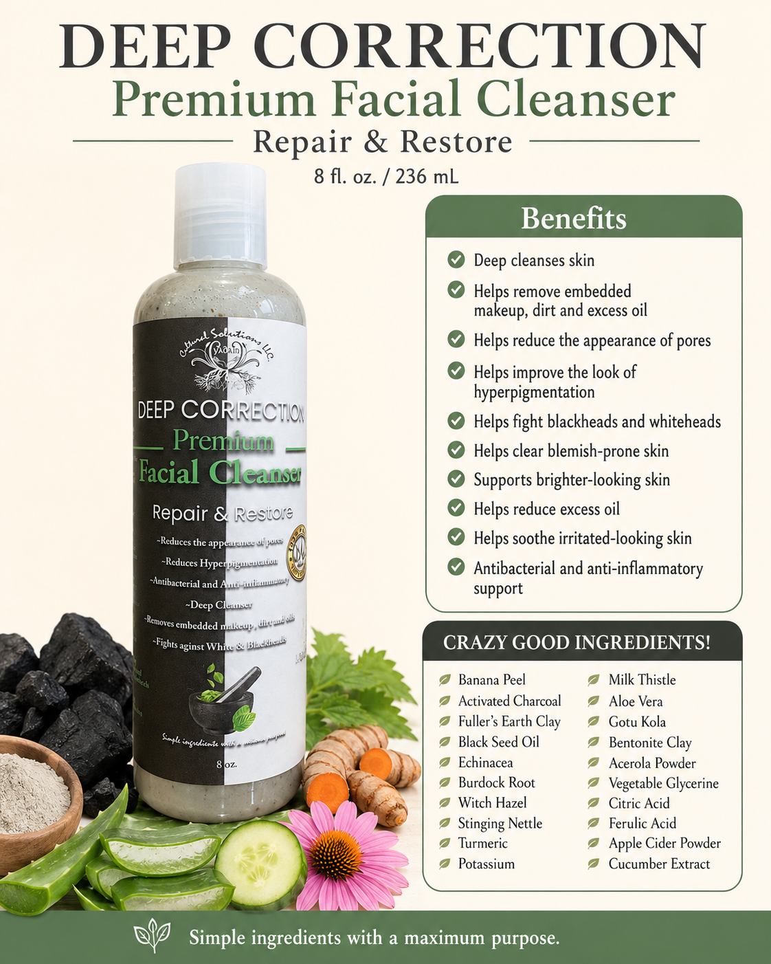 DEEP CORRECTION PREMIUM FACIAL CLEANSER - Image 2
