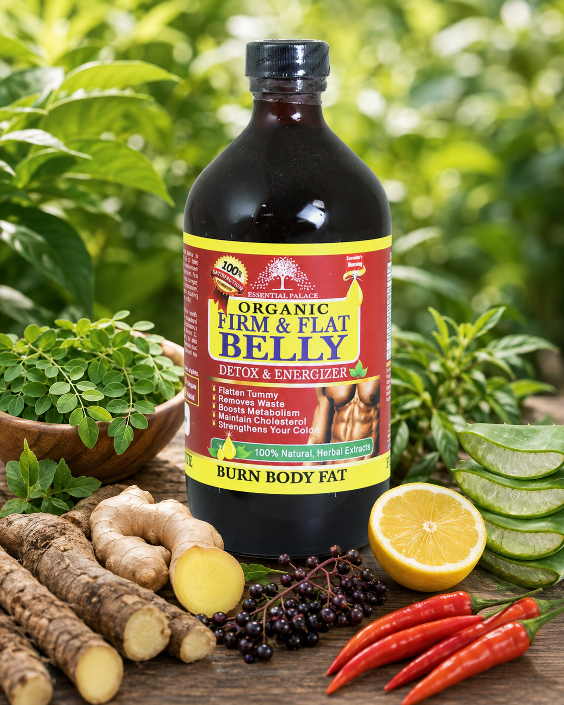 FIRM FLAT BELLY DETOX BITTERS - 16oz