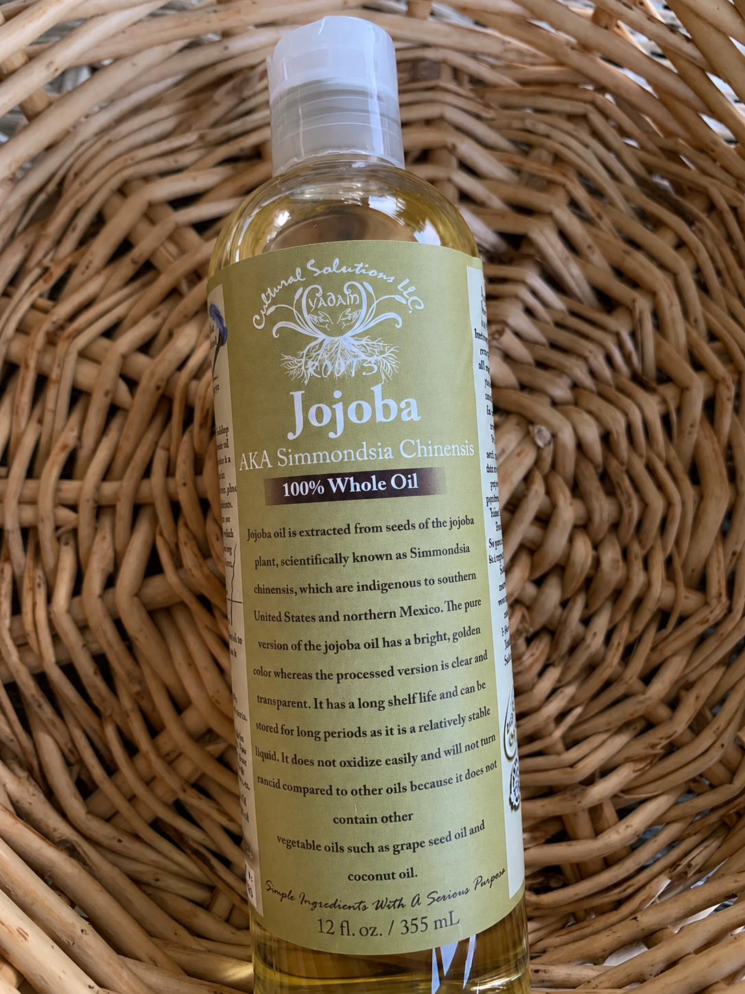 Jojoba 100% Whole Oil - 12oz Larger Size
