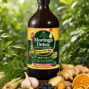 MORINGA DETOX LIVING BITTERS - 16oz