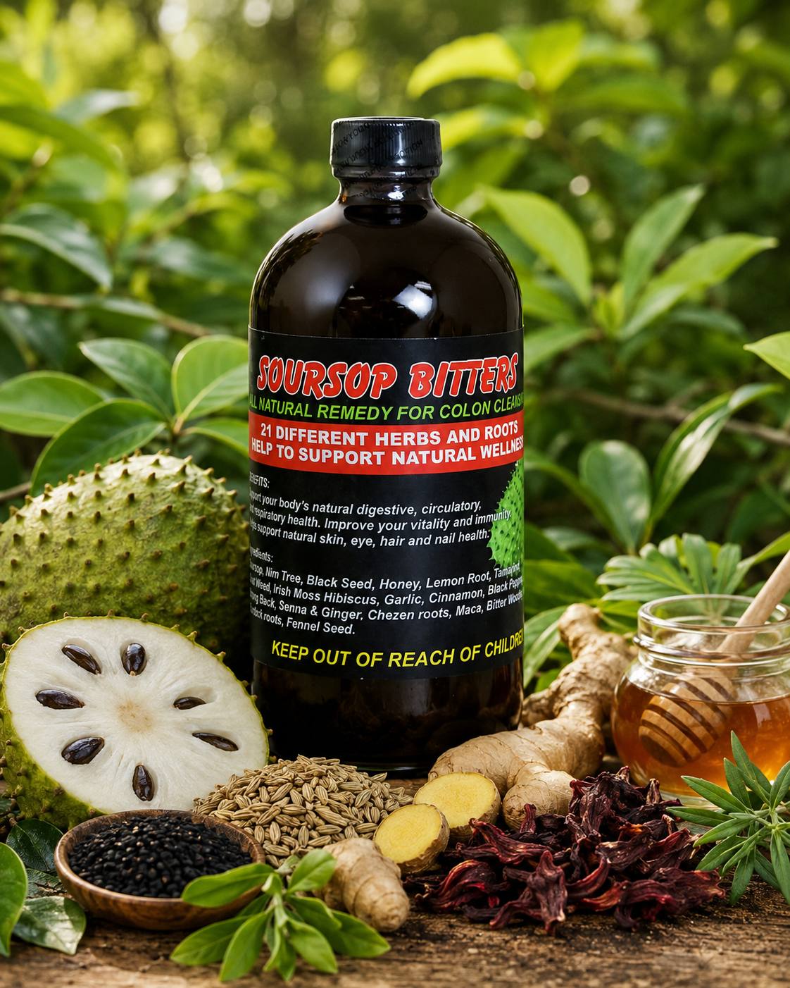 SOURSOP LIVING BITTERS - 16oz