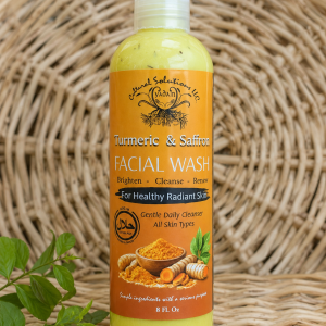 TURMERIC & SAFFRON FACIAL WASH - 12oz. Larger Size