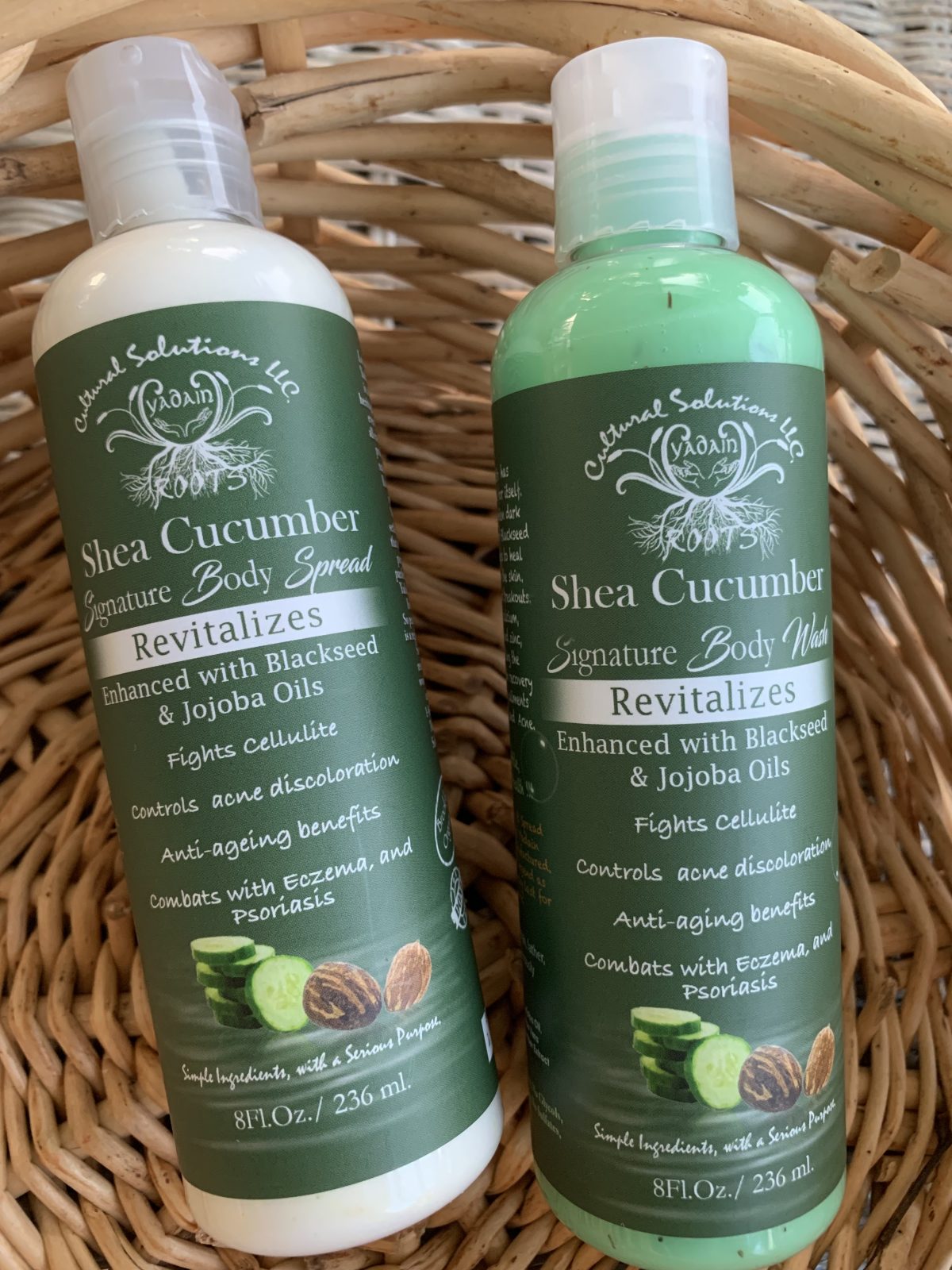 Shea Cucumber Revitalizing Body Care Duo (Smells Fresh!)