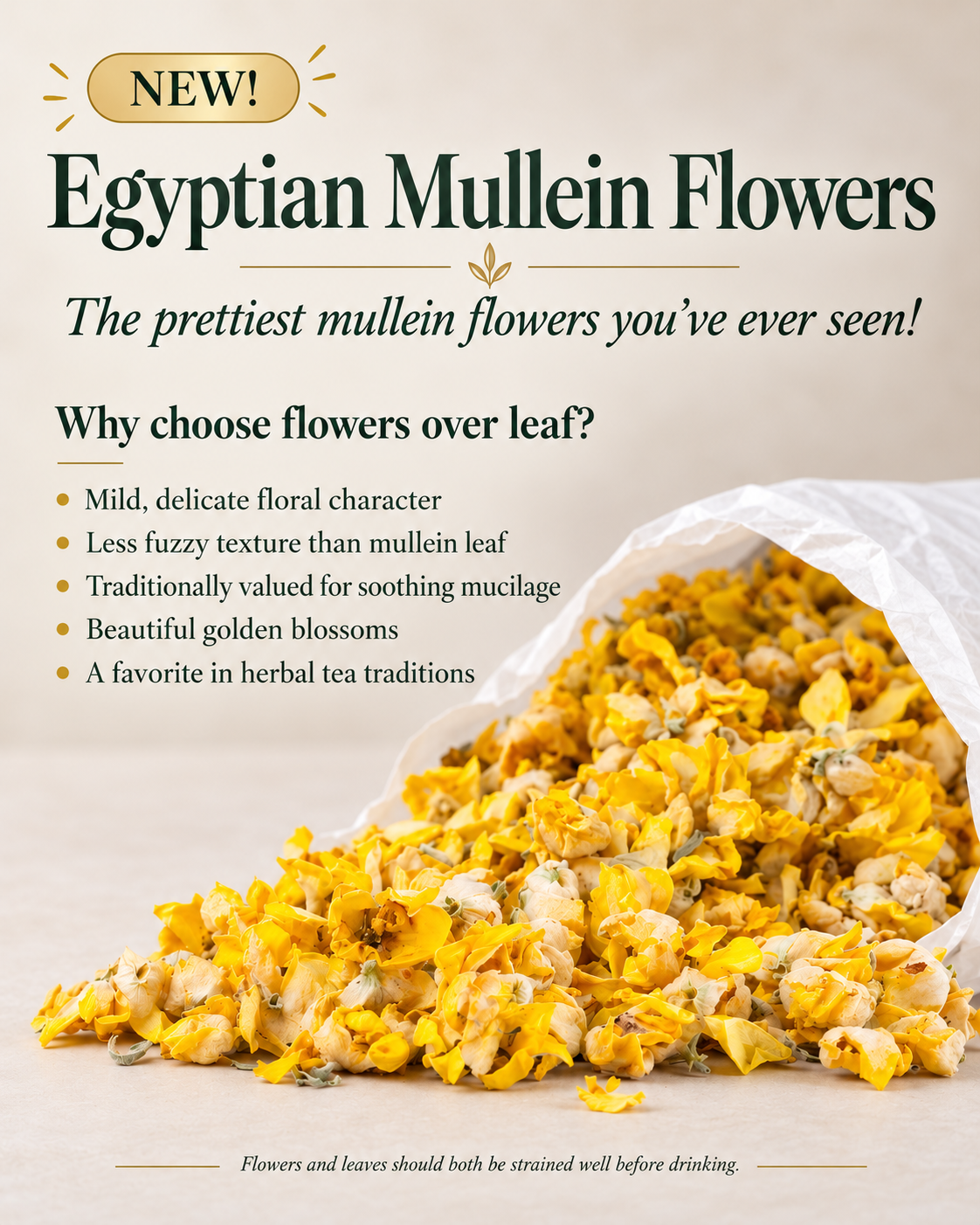 EGYPTIAN MULLEIN FLOWERS - Image 2