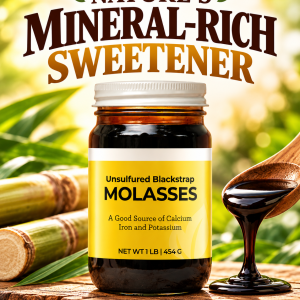 Mineral-Rich Unsulfured Blackstrap Molasses