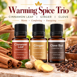 WARMING SPICE Essential Oil Trio (Food Grade)